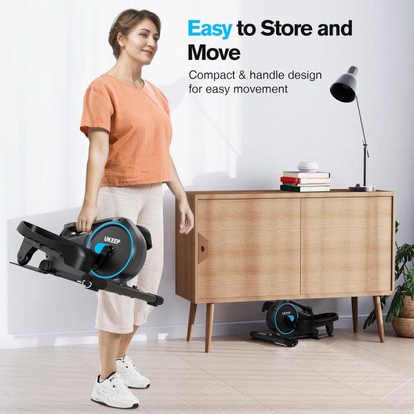 Under Desk Elliptical, Manual Elliptical Exercise Machine, Q...