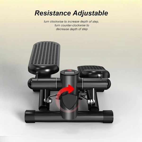 Steppers for Exercise at Home, Mini Stair Stepper with Resis...