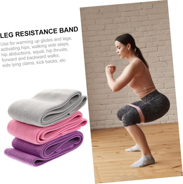 1 Set Resistance Band Resistant Chafing Bands Hooks Stretchi...