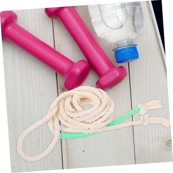Cotton and Linen Long Skipping Rope Men Sailing Rope Jump Ro...