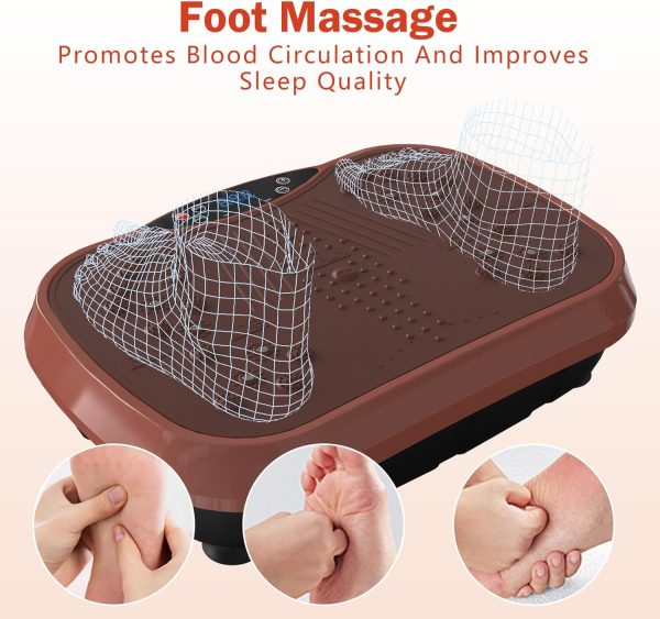 Vibration Plate Exercise Machine for Lymphatic Drainage, Wei...