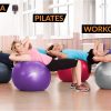 Exercise Ball for Yoga, Fitness, Balance Stability, Extra Th...