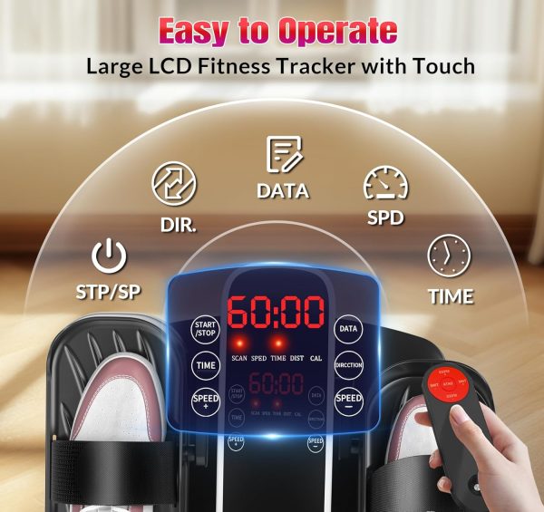 Under Desk Elliptical Machine, Quiet & Compact Electric Peda...