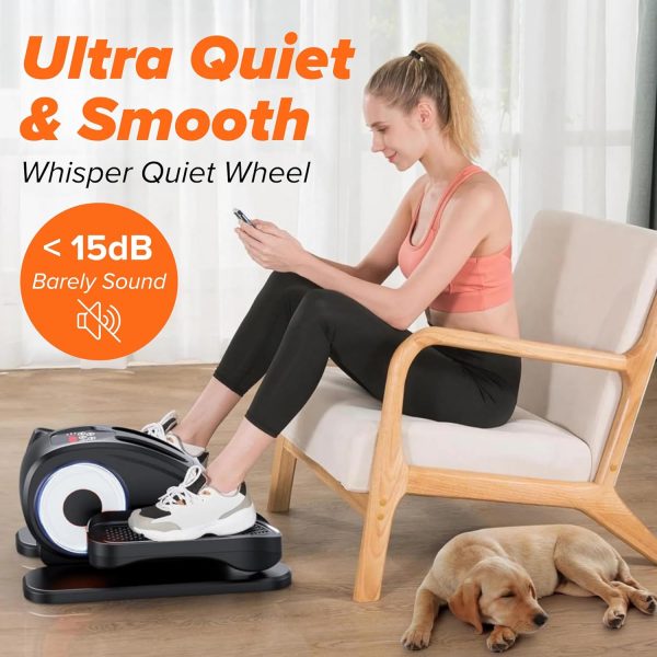 Under-Desk Elliptical Machine, Quiet & Portable Electric Sea...