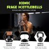 Kettlebells, Single-cast Iron, No-welded Joints, Wide Handle...