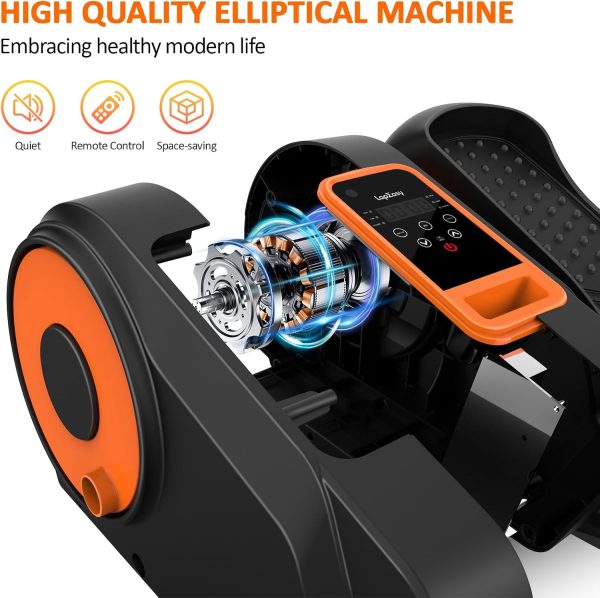 LapEasy Under Desk Elliptical Machine, Electric Ellipse Leg ...