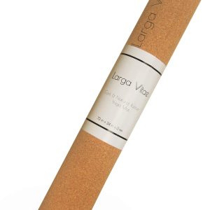 3mm Thick, 72" x 24" Natural Rubber Cork Yoga Mat, Hot Yoga ...