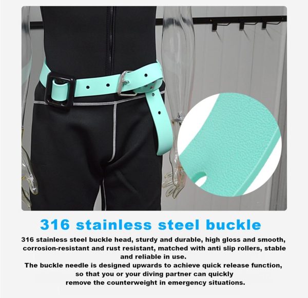 Diving Weight Belt with Quick Release Stainless Steel Buckle...