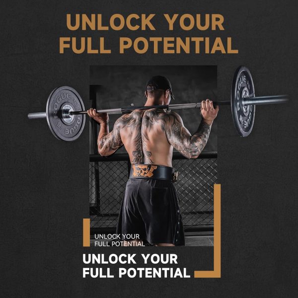 Lever Lifting Belt for Man and Women, Weightlifting with Adj...