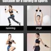 Black Wrist Ankle Weights for Women Men, 2pcs Adjustable Sil...