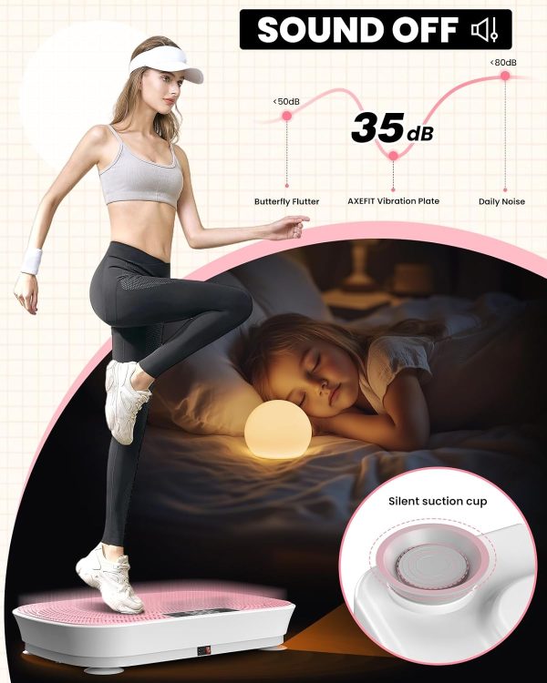 Vibration Plate Exercise Machine with Bluetooth, Vibration P...