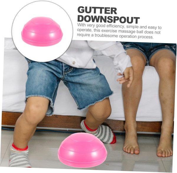 PVC Gym Yoga Ball Rosy Fitness Yoga Ball Sponge Tennis Balls...
