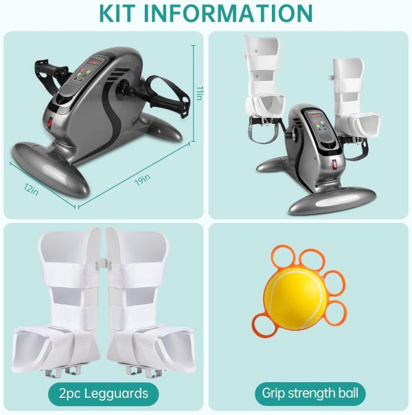 Motorized Pedal Exerciser, Electric Pedal Exerciser for Arm ...