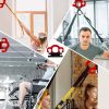 3Pcs Resistance Band Wall Anchor with Screws, Iron Resistanc...