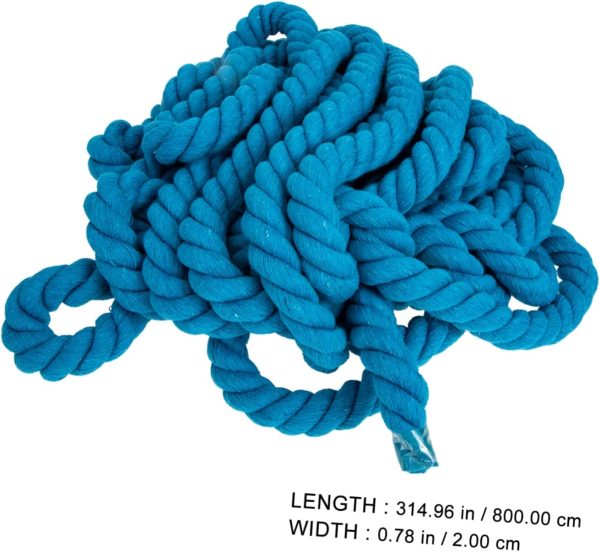 Toddmomy Tug of War Rope Weighted Jump for Men Cordless Cord...