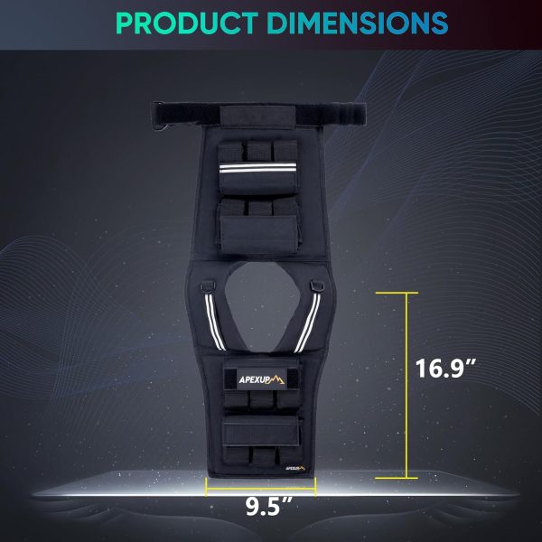 APEXUP Adjustable Weighted Vest Men 20lbs/30lbs/40lbs Weight...