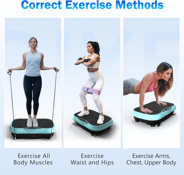Vibration Plate Exercise Machine for Lymphatic Drainage, Wei...