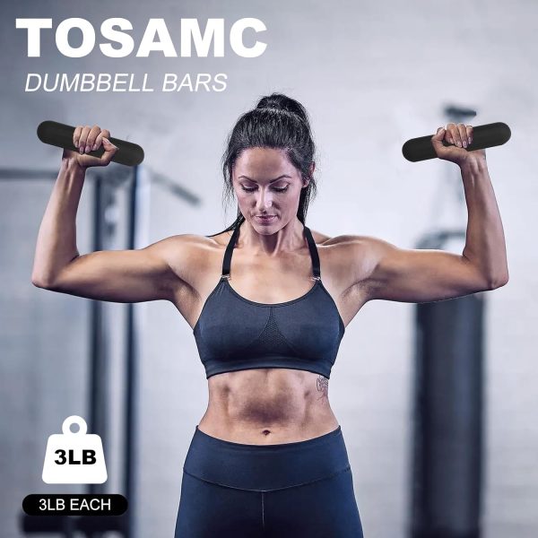 Dumbbell Hand Weight Bars for Women,3lbs Dumbbells Set of 2 ...
