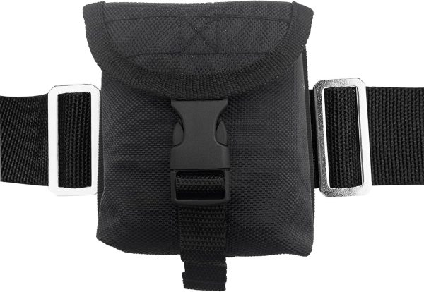 Scuba weight belt with 4 pockets, quick release buckle divin...