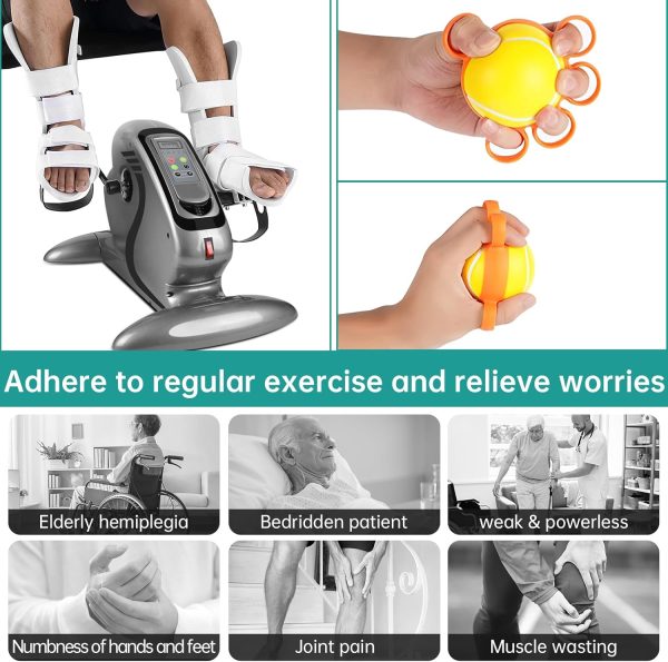 Motorized Pedal Exerciser, Electric Pedal Exerciser for Arm ...