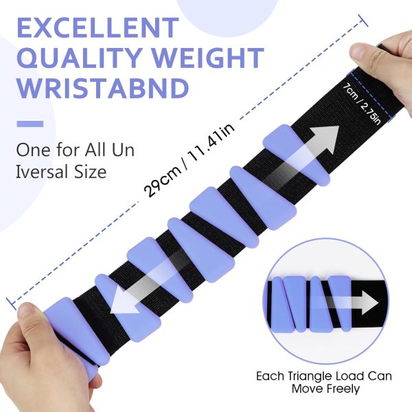 Wrist Weights Set of 2, Adjustable Wrist and Ankle Weights S...