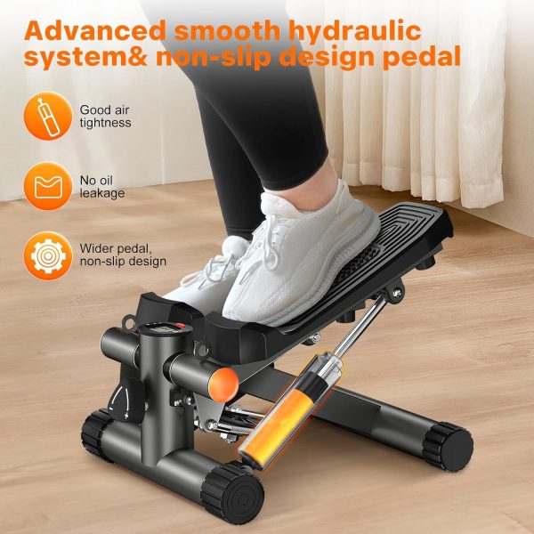 Stair Steppers for Excercise at Home, Mini Stepper with Resi...