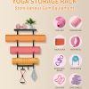 Yoga Mat Holder Wall Mount,Workout Storage Organizer for Hom...
