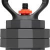 AmStaff 3-in-1 Adjustable Dumbbell, Kettlebell, Barbell Set,...
