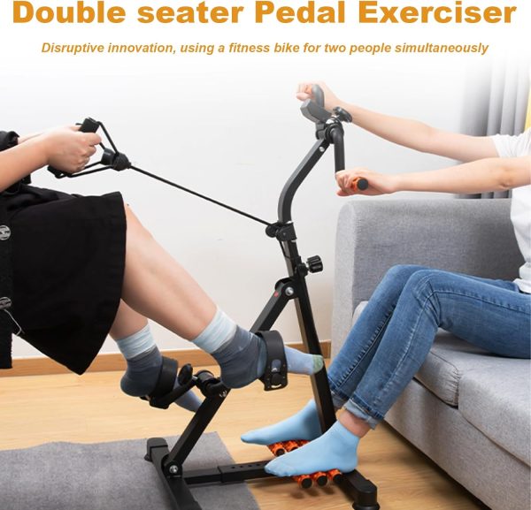 Pedal Exercise Bike for Seniors, Home Exercise Equipment for...