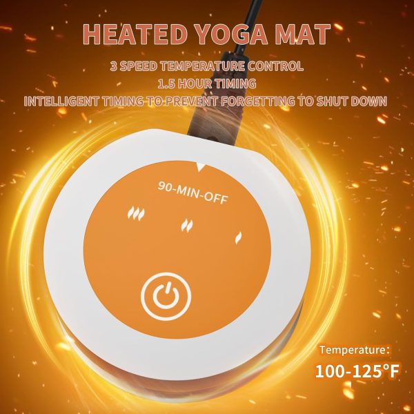 OGOGO-Heating Pad, 72 x 26.7 x 2/5 inch, Hot Yoga Mat, Heate...
