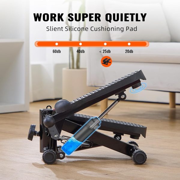 Mini Stair Stepper - Hydraulic Pedal Steppers for Exercise a...