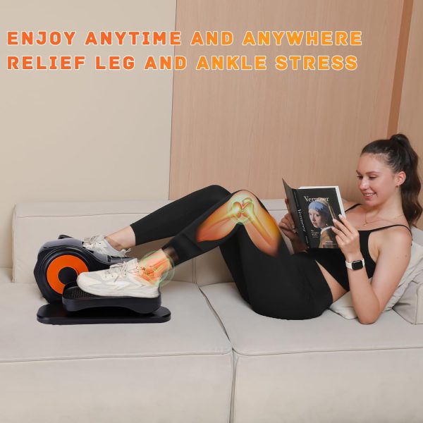 Under Desk Elliptical Machine, Ellipse Leg Exerciser for Sen...