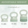 Adjustable Kettlebell | 5 lb - 12 lb | Kettlebells Weights S...