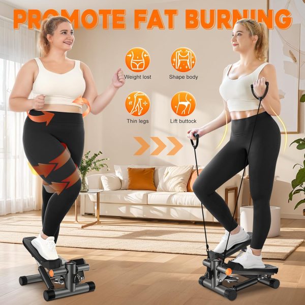 Stair Steppers for Excercise at Home, Mini Stepper with Resi...