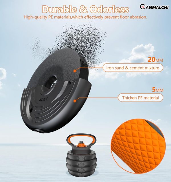 CANMALCHI Adjustable Dumbbells Weights Set 20lbs/33lbs/44lbs...