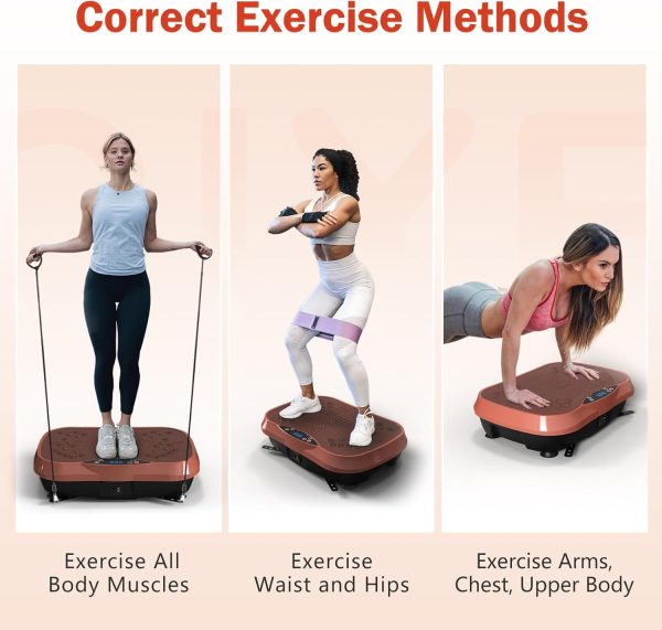 Vibration Plate Exercise Machine for Lymphatic Drainage, Wei...