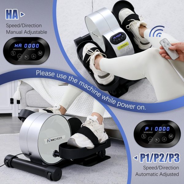 ANCHEER Under Desk Elliptical, Leg Exerciser While Sitting f...
