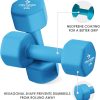 Neoprene Coated Dumbbell Sets of 2, Hand weight Dumbbells An...