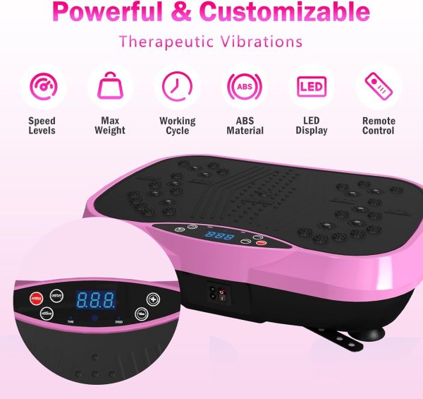 Vibration Plate Exercise Machine for Lymphatic Drainage, Wei...