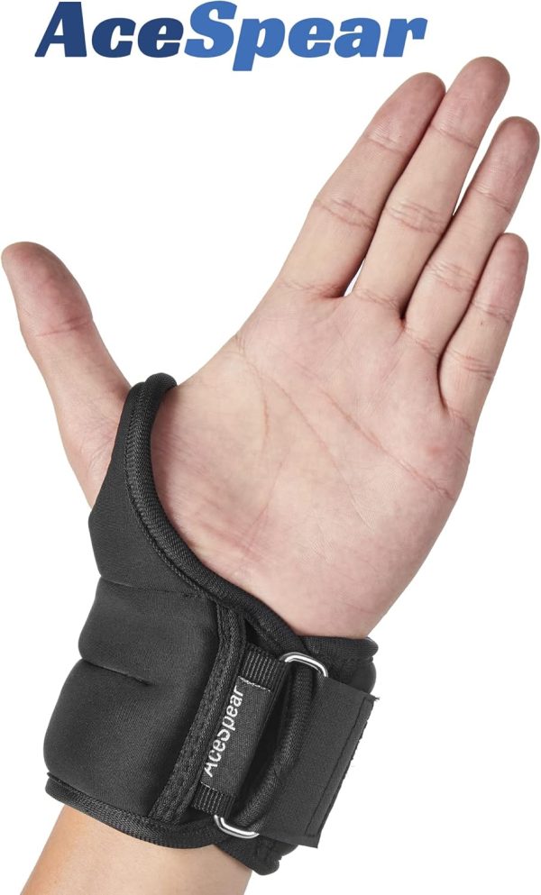 AceSpear Wrist Weights with Thumb Loops Lock for Men Women 1...