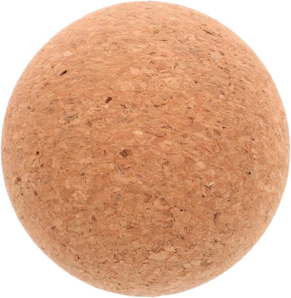 Sosoport High-Density Cork Yoga Ball Non-Shedding Fascia Bal...