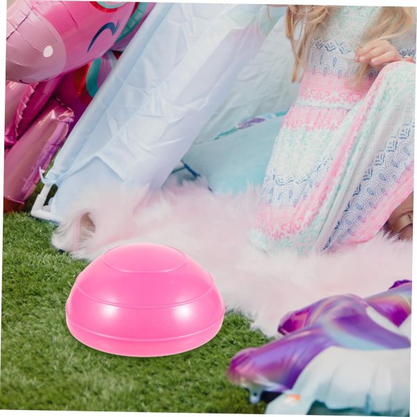 PVC Gym Yoga Ball Rosy Fitness Yoga Ball Sponge Tennis Balls...