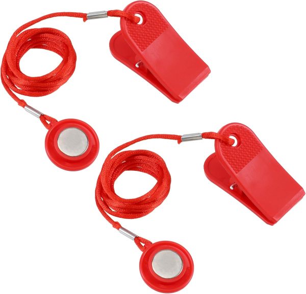 2 Pcs Universal Treadmill Magnetic Safety Key, Running Machi...