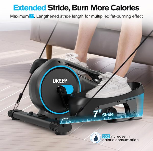 Under Desk Elliptical, Manual Elliptical Exercise Machine, Q...