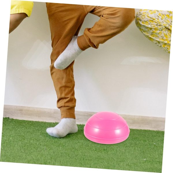 PVC Gym Yoga Ball Rosy Fitness Yoga Ball Sponge Tennis Balls...