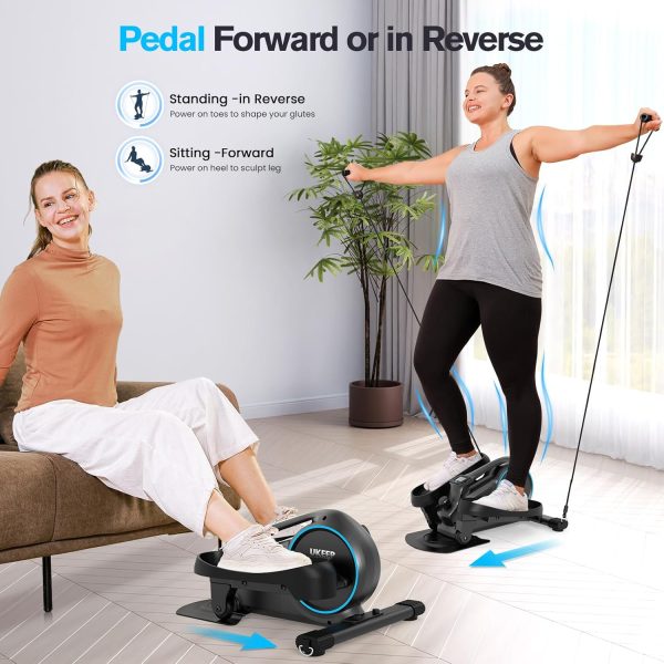 Under Desk Elliptical, Manual Elliptical Exercise Machine, Q...