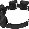 Scuba weight belt with 4 pockets, quick release buckle divin...