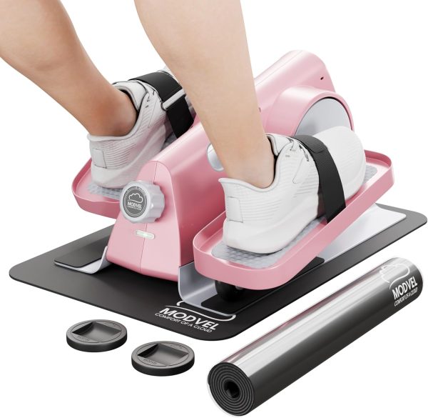 MODVEL Seated Under Desk Elliptical Machine for Home Workout...