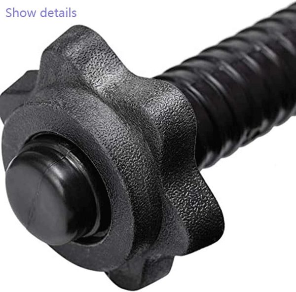 Dumbbell Collars 1 inch Dumbbell Hex Nut Barbell Collar Clam...