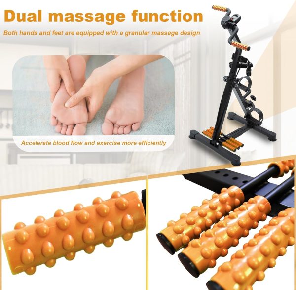 Pedal Exercise Bike for Seniors, Home Exercise Equipment for...